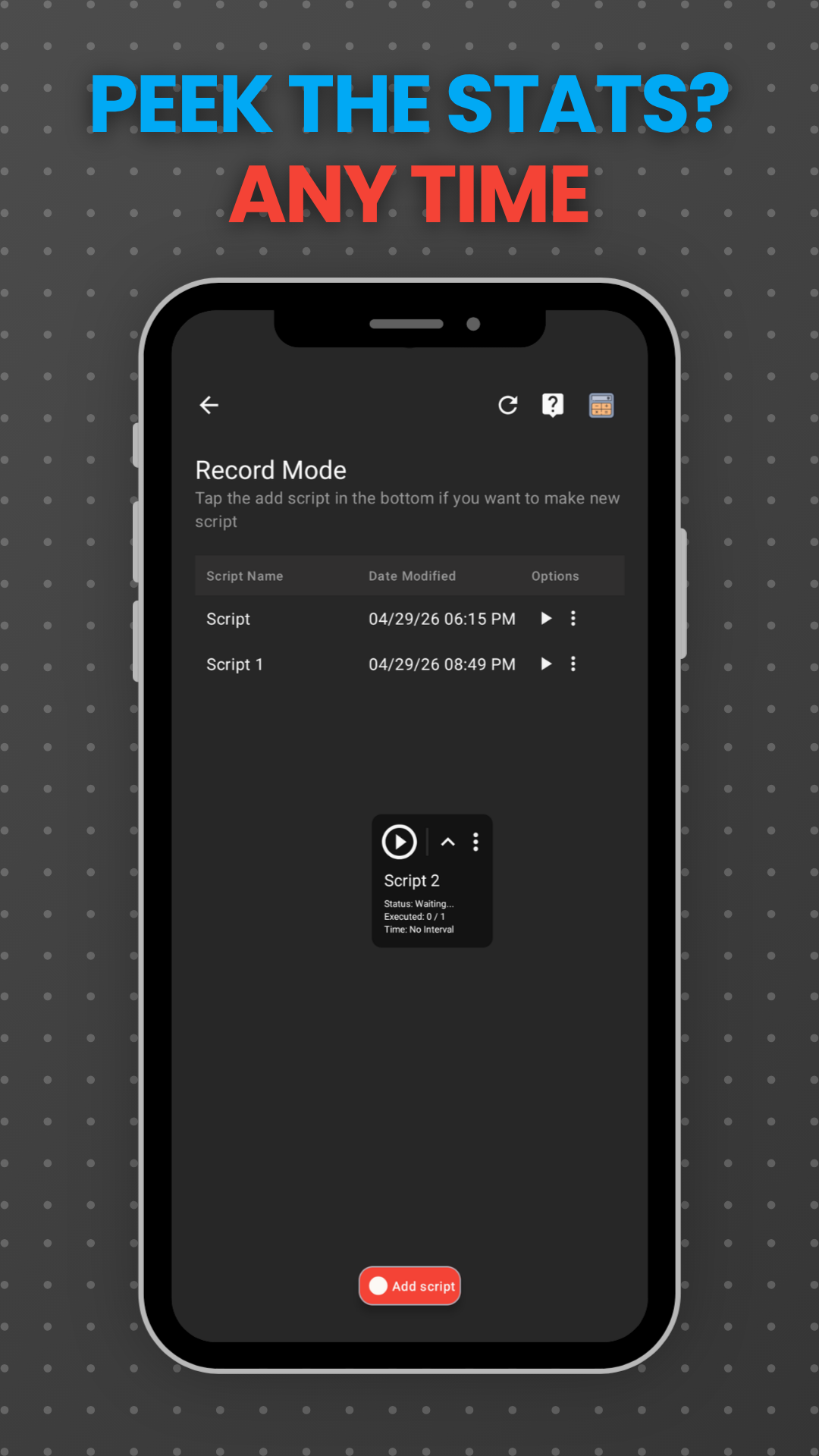 Playback speed and repeat settings