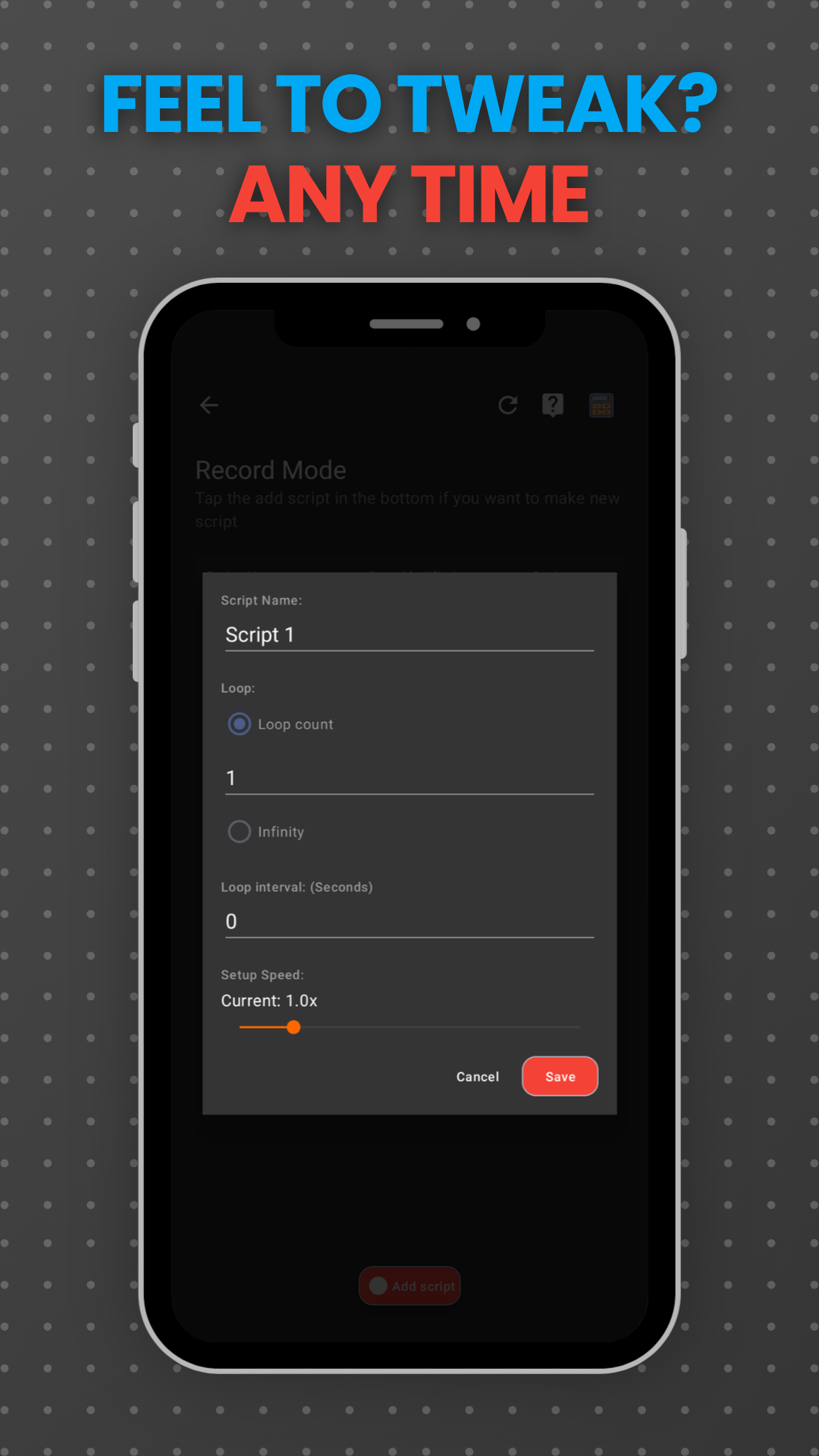 Merge recordings into one routine